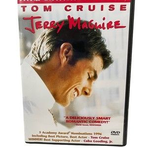 Jerry MaGuire DVD Romcom 90s Deluxe Wide Screen Romantic Comedy Tom Cruise